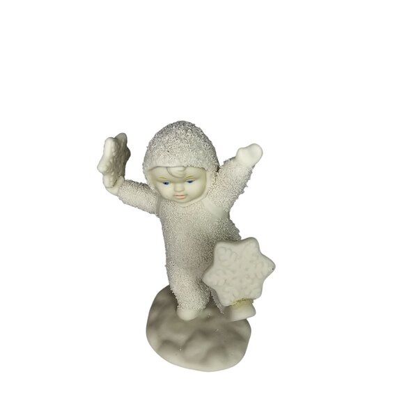 Department 56 Snowbaby Figurine "Snowflakes Are Special" 2001 Collectible - Picture 5 of 12
